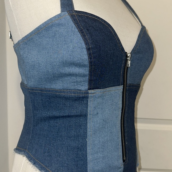 FASHION NOVA DENIM BODYSUIT - NWT ✨ - Picture 3 of 8